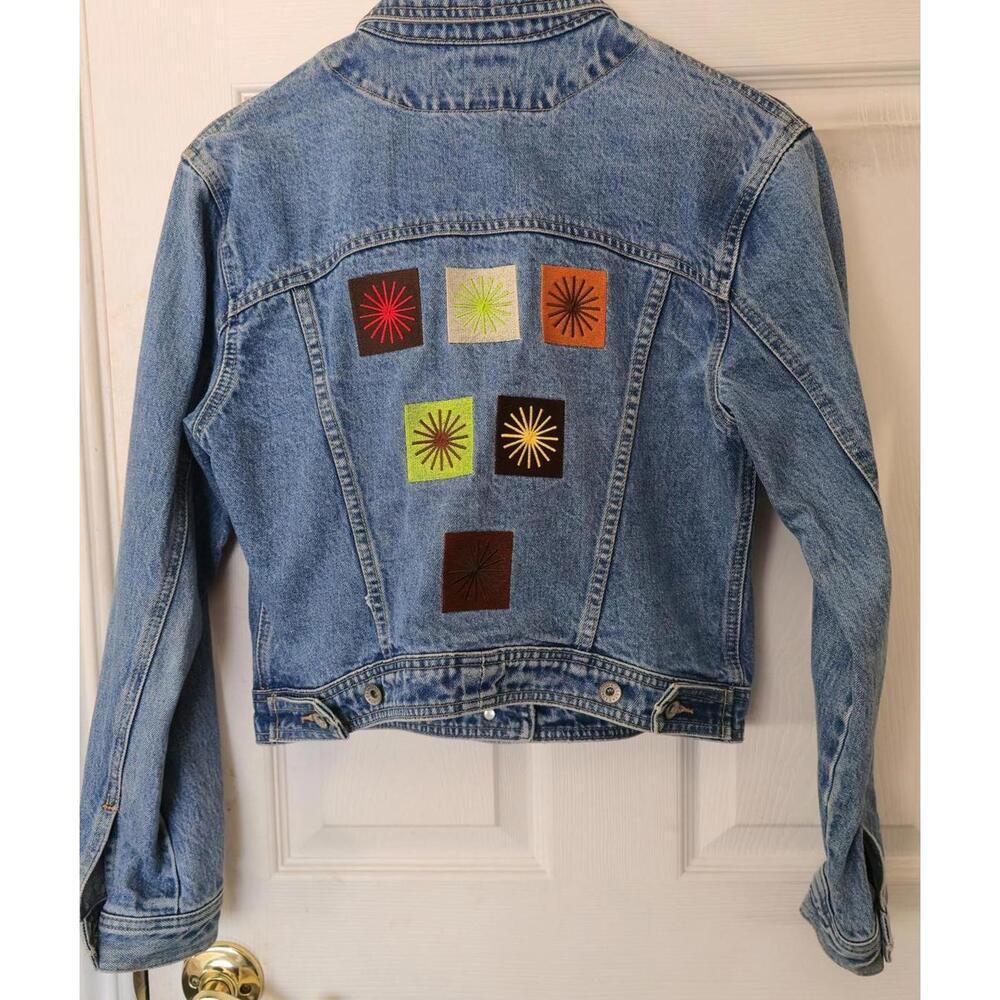 Gap Blue Jeans Vintage Y2K Jacket Special World Standard Women's Med Blue Denim